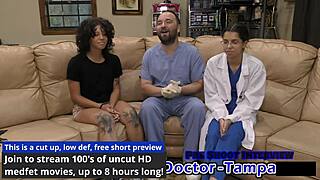 Nicole Luvas Spreads Wide for Dr Tampa's First Gyno Exam