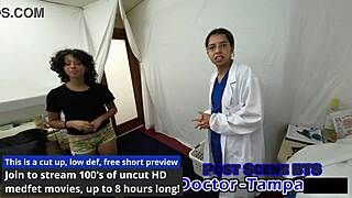 Nicole Luvas Spreads Wide for Dr Tampa's First Gyno Exam