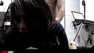 athletic latina teen gets pounded deep by hung mature stud homemade