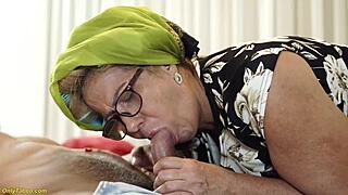 Fuck granny's curvy ass rough now!