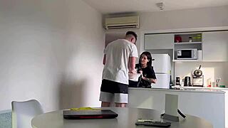 Girlfriend gifts sex doll so I fuck both cowgirl style with huge cocks!