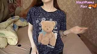 Teen Girl Fingers Puffy Nipples to Real Orgasm After School