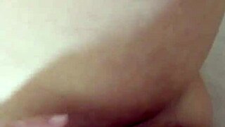 shower pussy toy play closeup