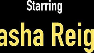 tasha reign strips seductively then dildo fucks her wet milf pussy