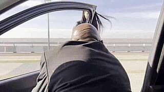 Old Black Man Fucks Petite Teen Ass Hard Outdoors Doggystyle