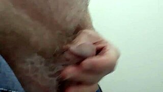 mature neighbor masturbates orgasm in public toilet