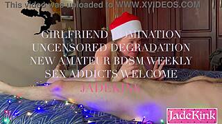 filthy slut's hot christmas fuck 😈🎄🔥